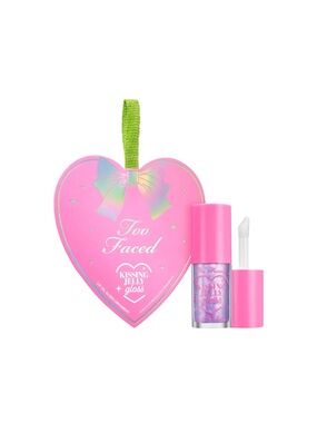 Too Faced Kissing Jelly Lip Oil Lip Gloss Ornament, Non-Sticky, Hydrating / NIB